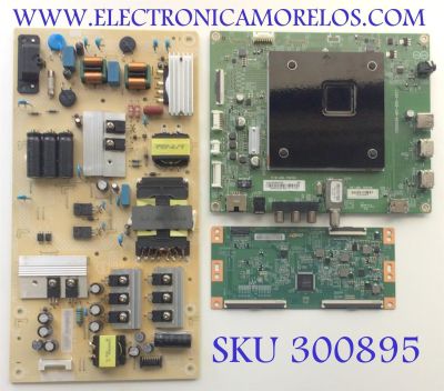 KIT DE TARJETAS PARA TV INSIGNIA SMART TV / MAIN XJCB02K021 / 756TXJCB02K021 / 715G9566-M01-B00-005T / T-CON E3CCBB580001 / CV580U1-T01-CB-1 / FUENTE DE PODER PLTVIJ321XXGA / 715G8967-P01-014-003M / PANEL TPT580B5-U1T01.D REV:S01B / MODELO NS-58DF620NA20